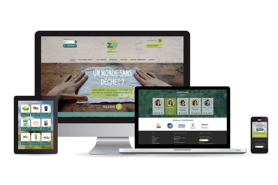 Refonde de site Zéro Waste France