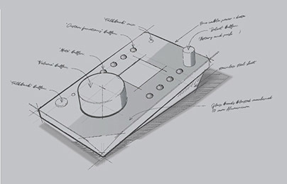 Esquisse produit La Remote by Trinnov