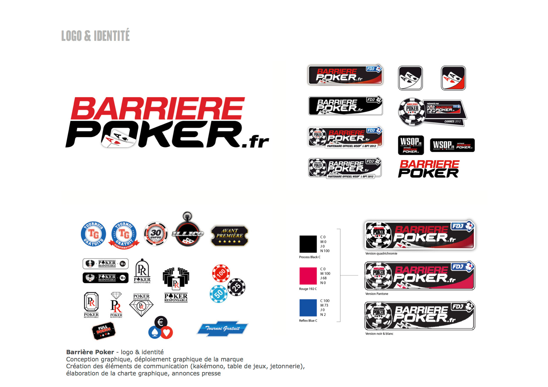 Barrière Poker - Identité