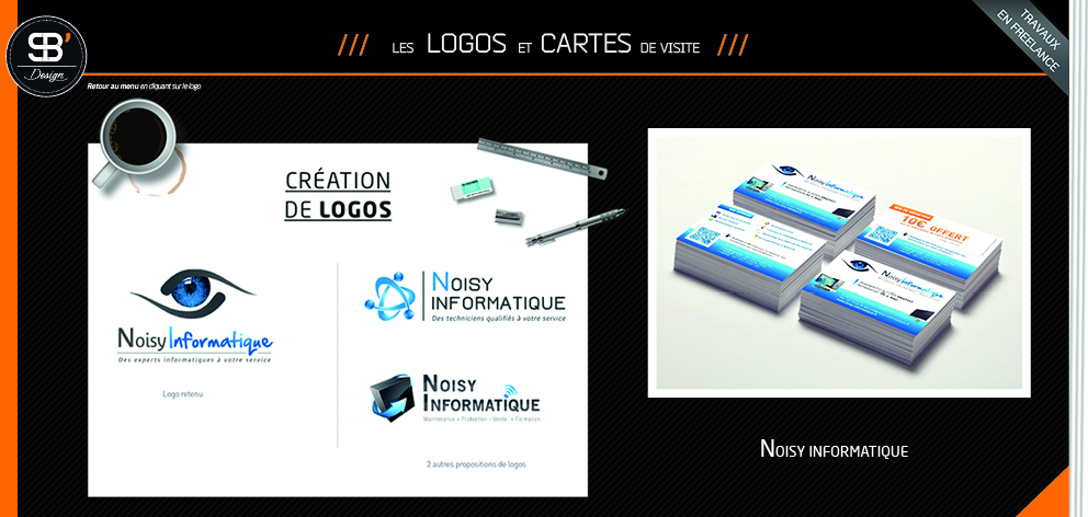 Création de logo et carte de visite