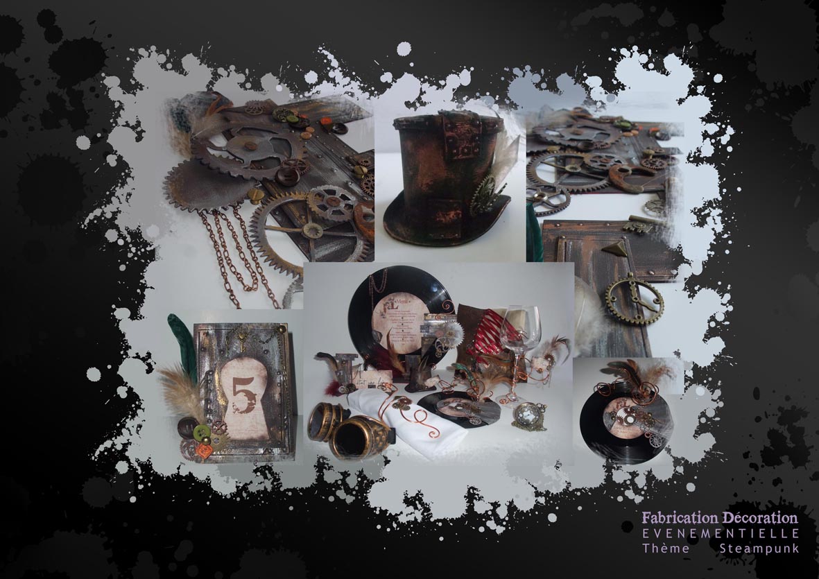 Décoration thème steampunk