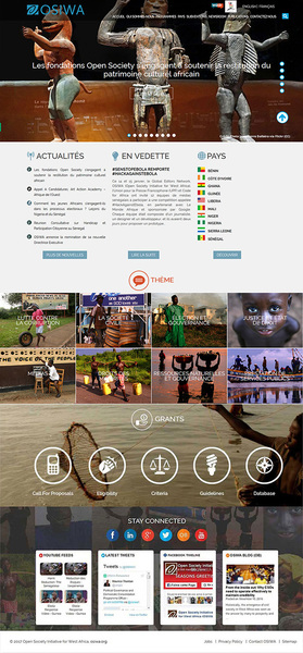 Création site web pour OSIWA