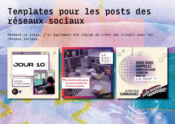 Templates pour les réseaux sociaux