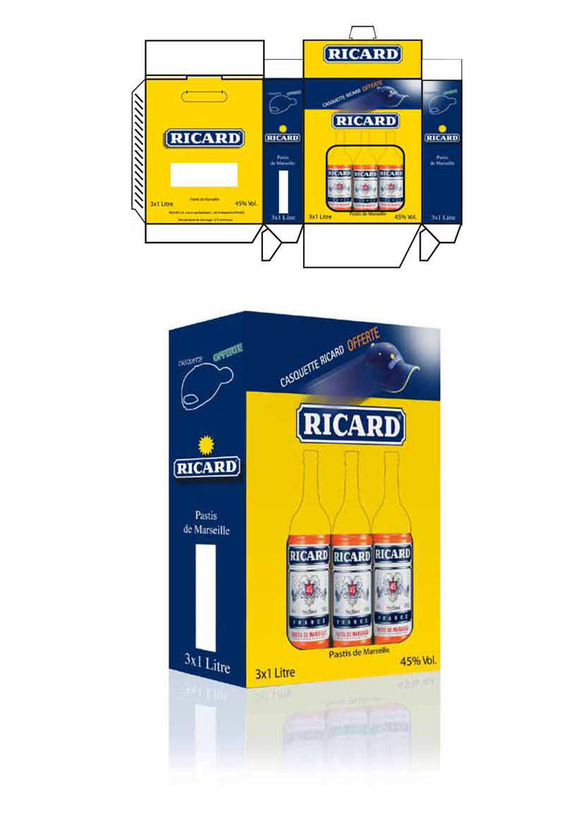 Packaging Ricard