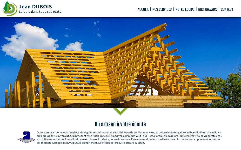 Projet site Web OnePage