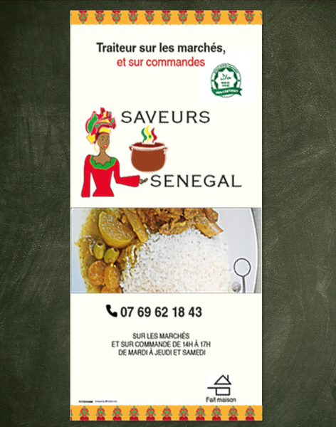 Menu traiteur sngalais