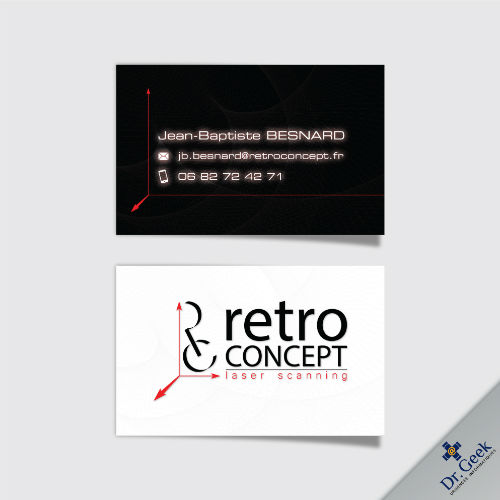 Carte de visite pour Retro Concept