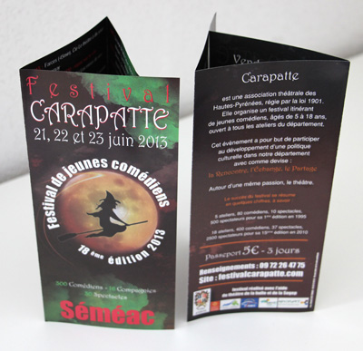 Dépliants Carapatte
