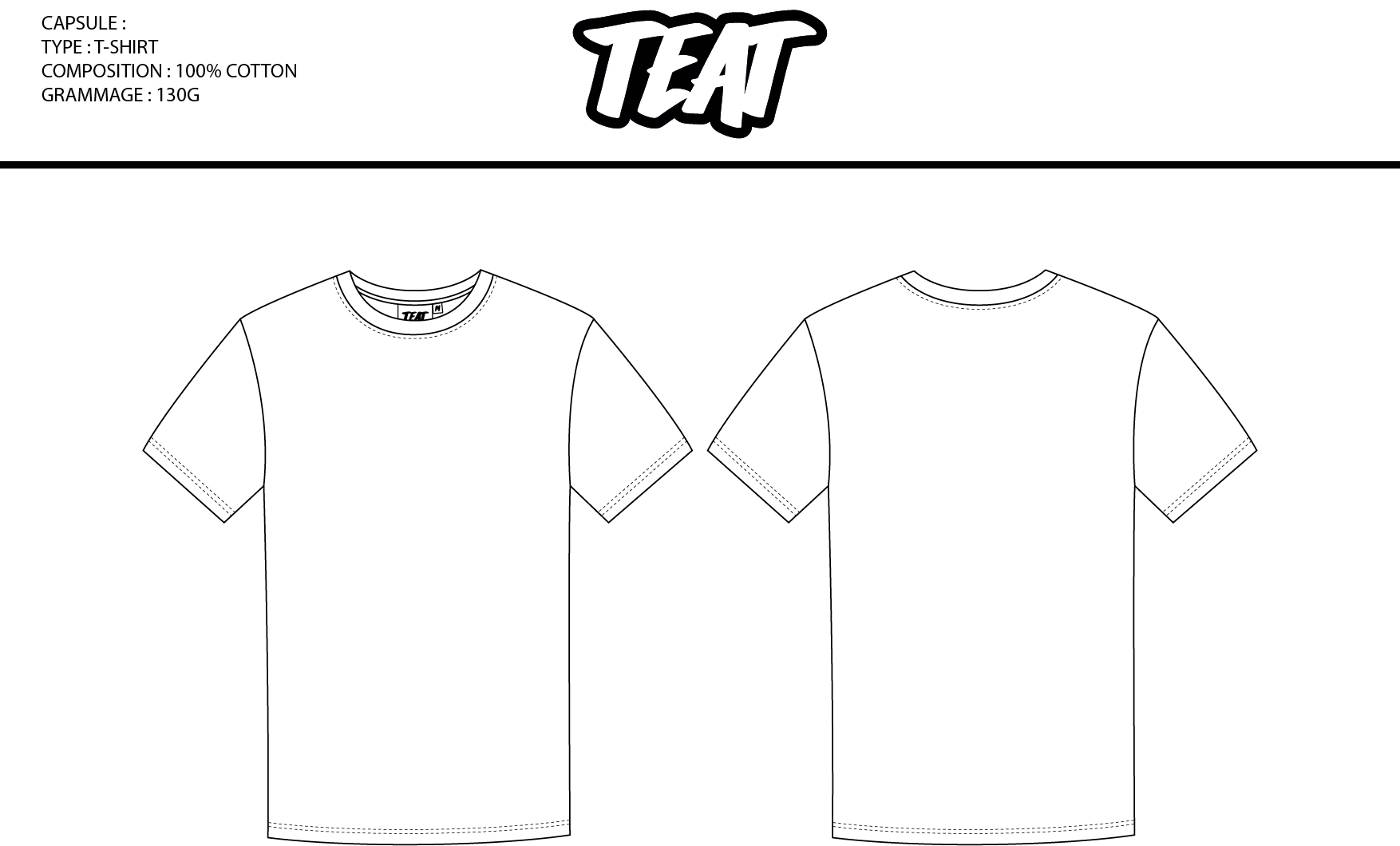 Gabarit Tshirt TEAT