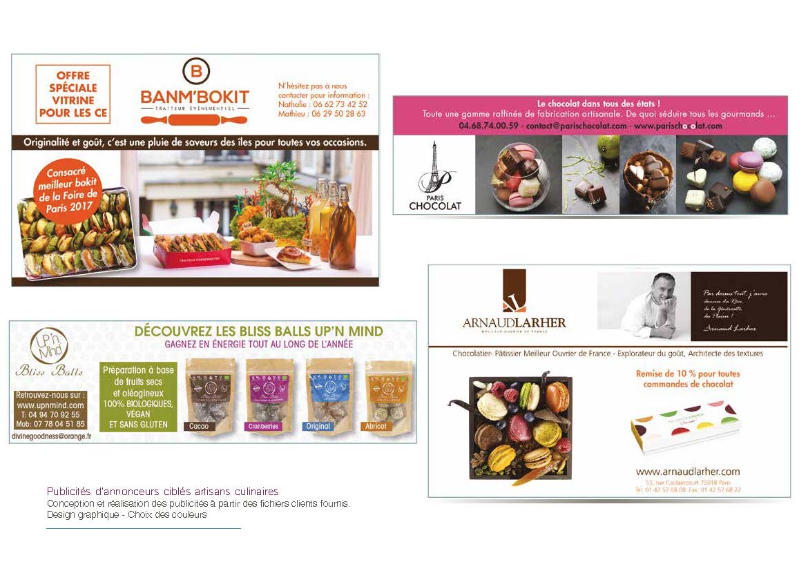 bannières ciblées FOOD