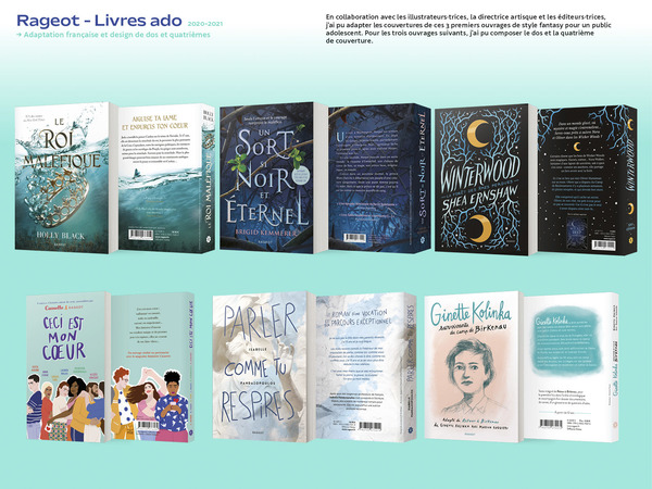 Rageot - Livres ado : Adaptation française et design global
