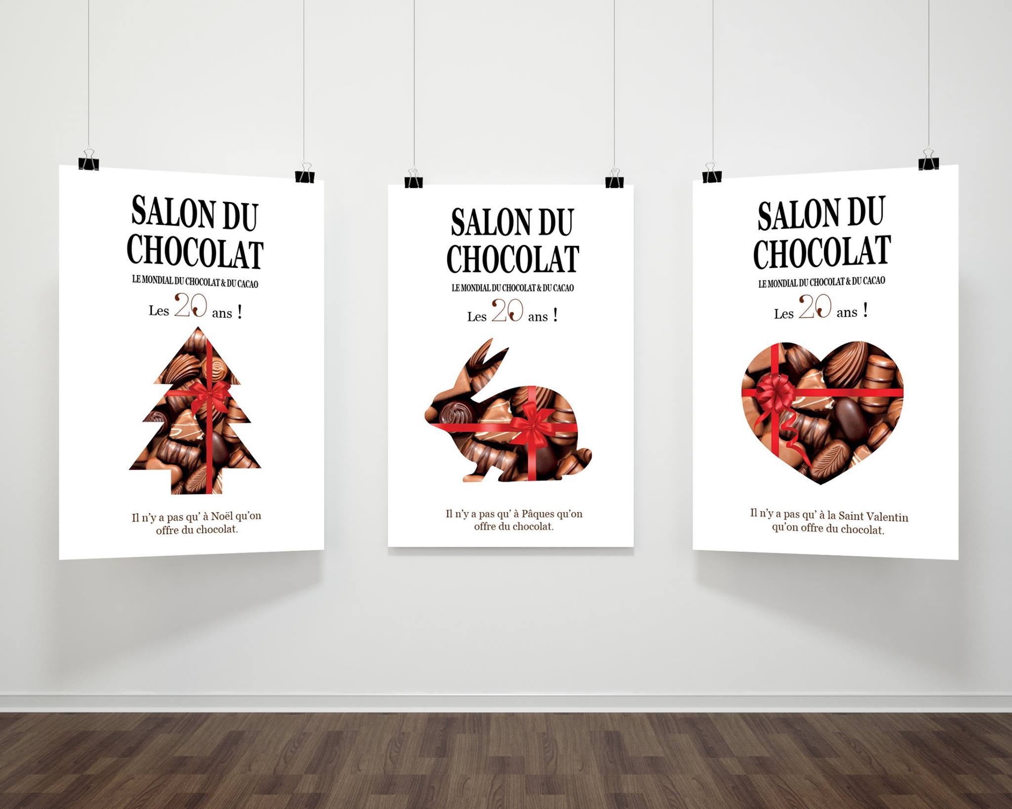 Création de visuels "Le salon du chocolat de Paris"