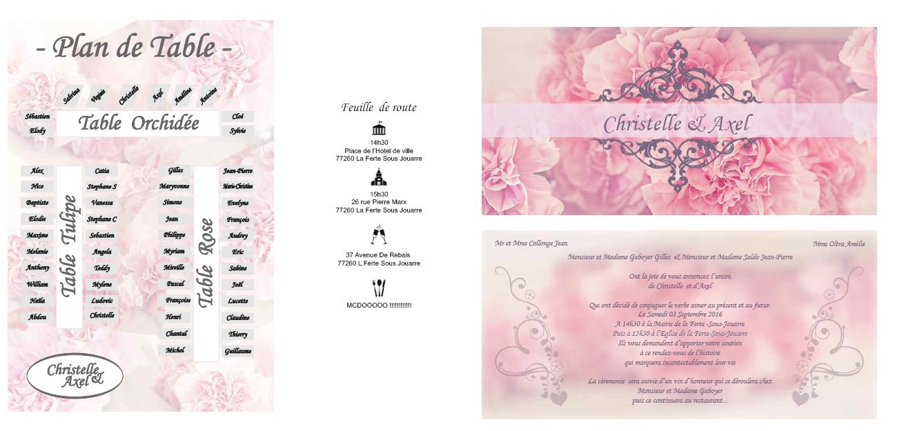 GRAPHISME  - WEDDING 