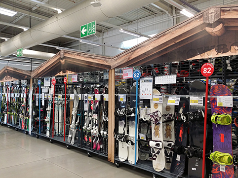 Châlet Decathlon - Effet en trompe l'oeil -