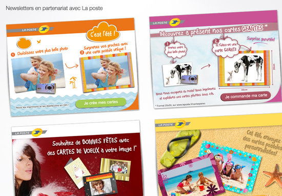 Newsletters partenariat Laposte