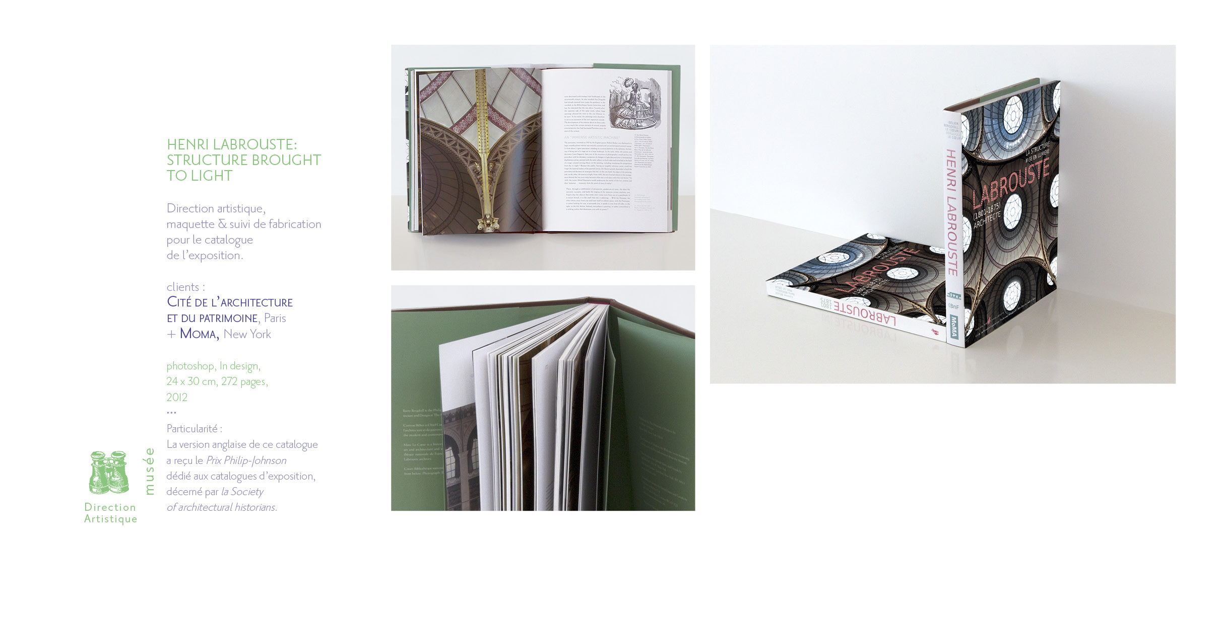 Catalogue expo : "Henri Labrouste: Structure Brought to Ligh"t