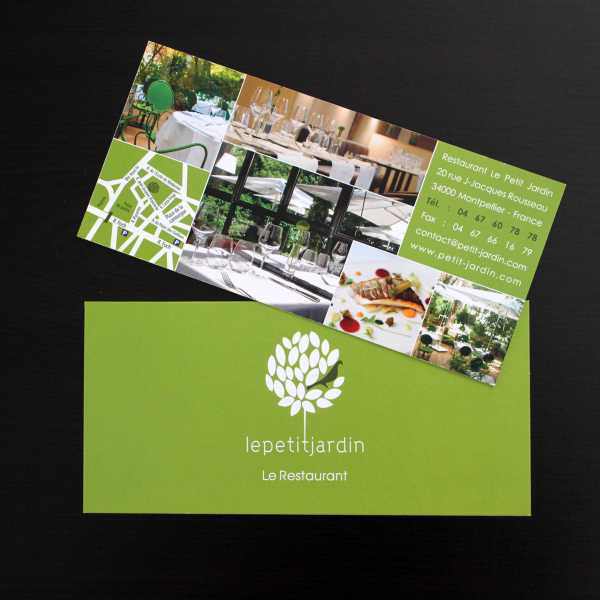 Flyer restaurant Le Petit Jardin