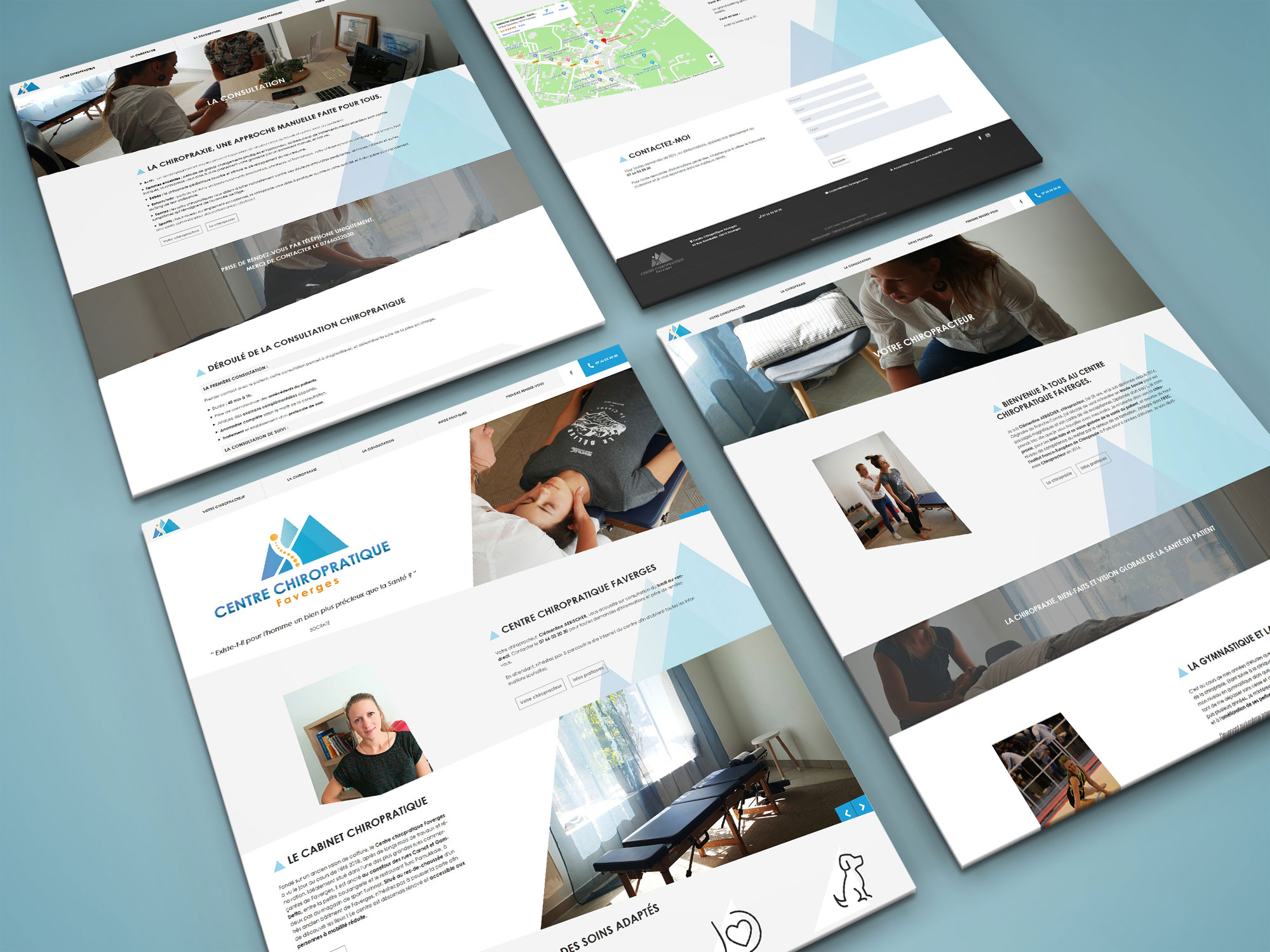 Site vitrine Centre Chiropratique Faverges