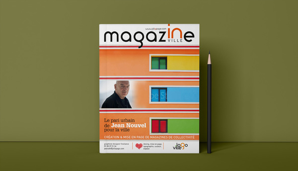 Maquette couverture magazine collectivit locale