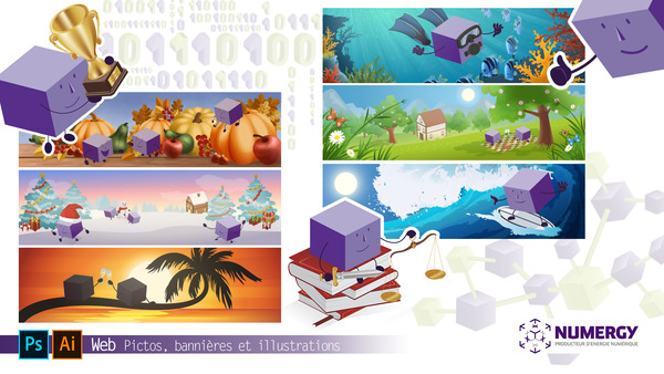 Gannier Nina Infographiste - Web: Ic�nes et Banni�res