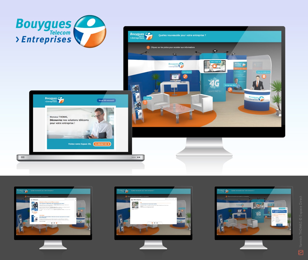 BOUYGUES TELECOM ENTREPRISES - E-mailing + Stand 3D