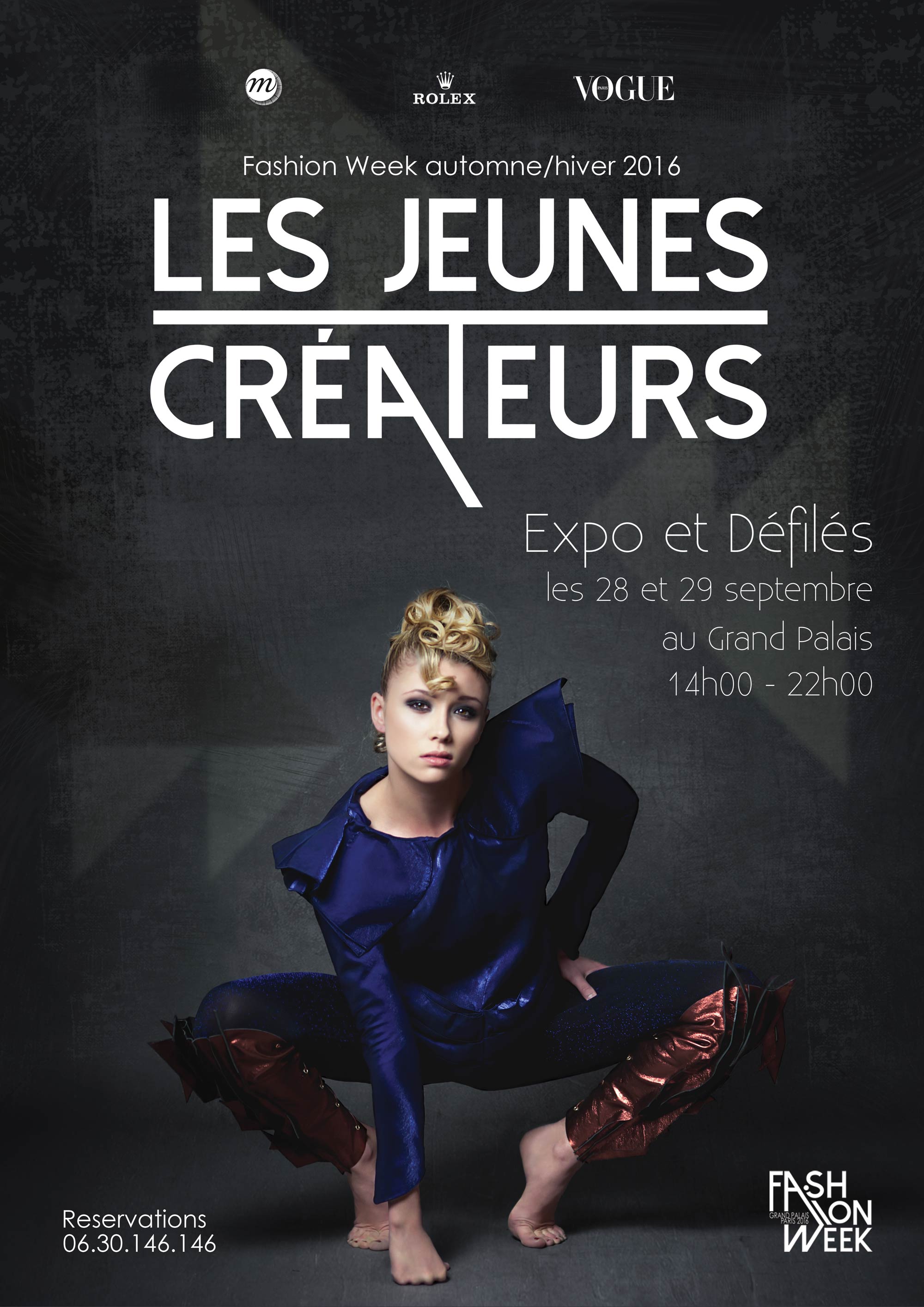 Affiche Jeunes créateur Fashion Week