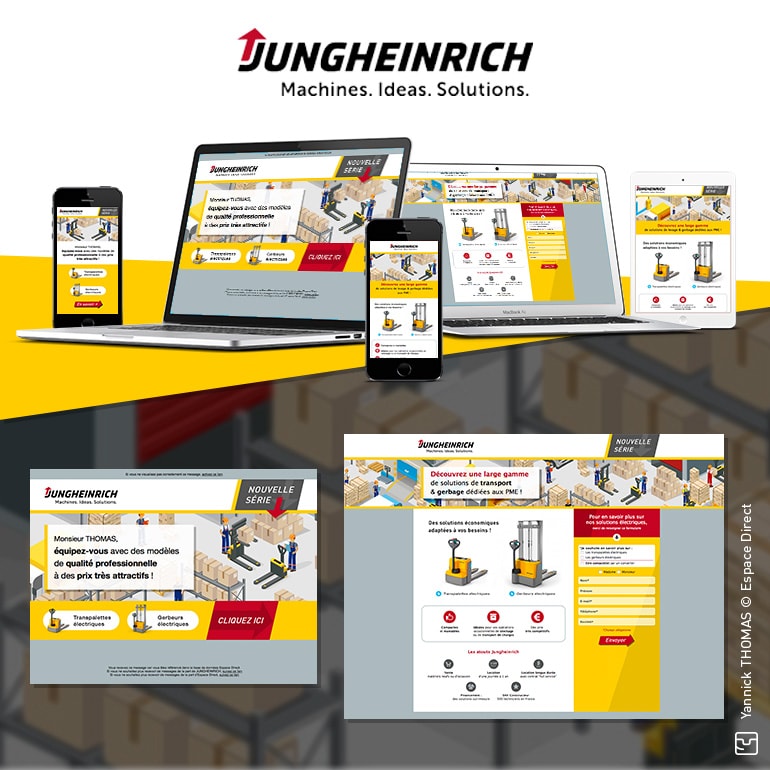 JUNGHEINRICH - E-mailing + Landing page