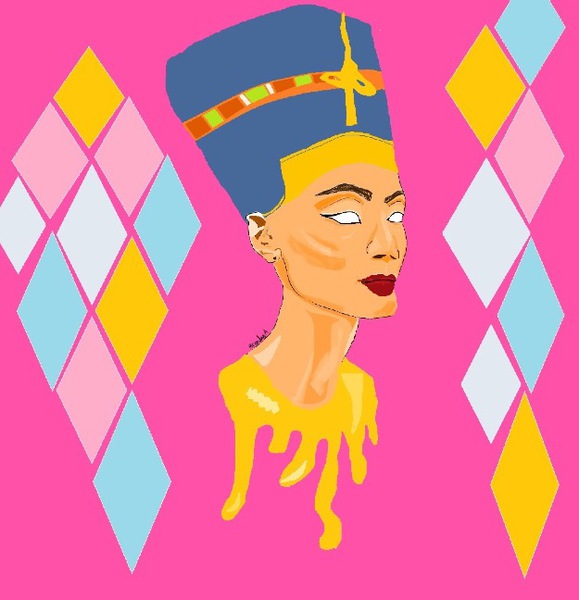 Nefertiti - Dessin numérique