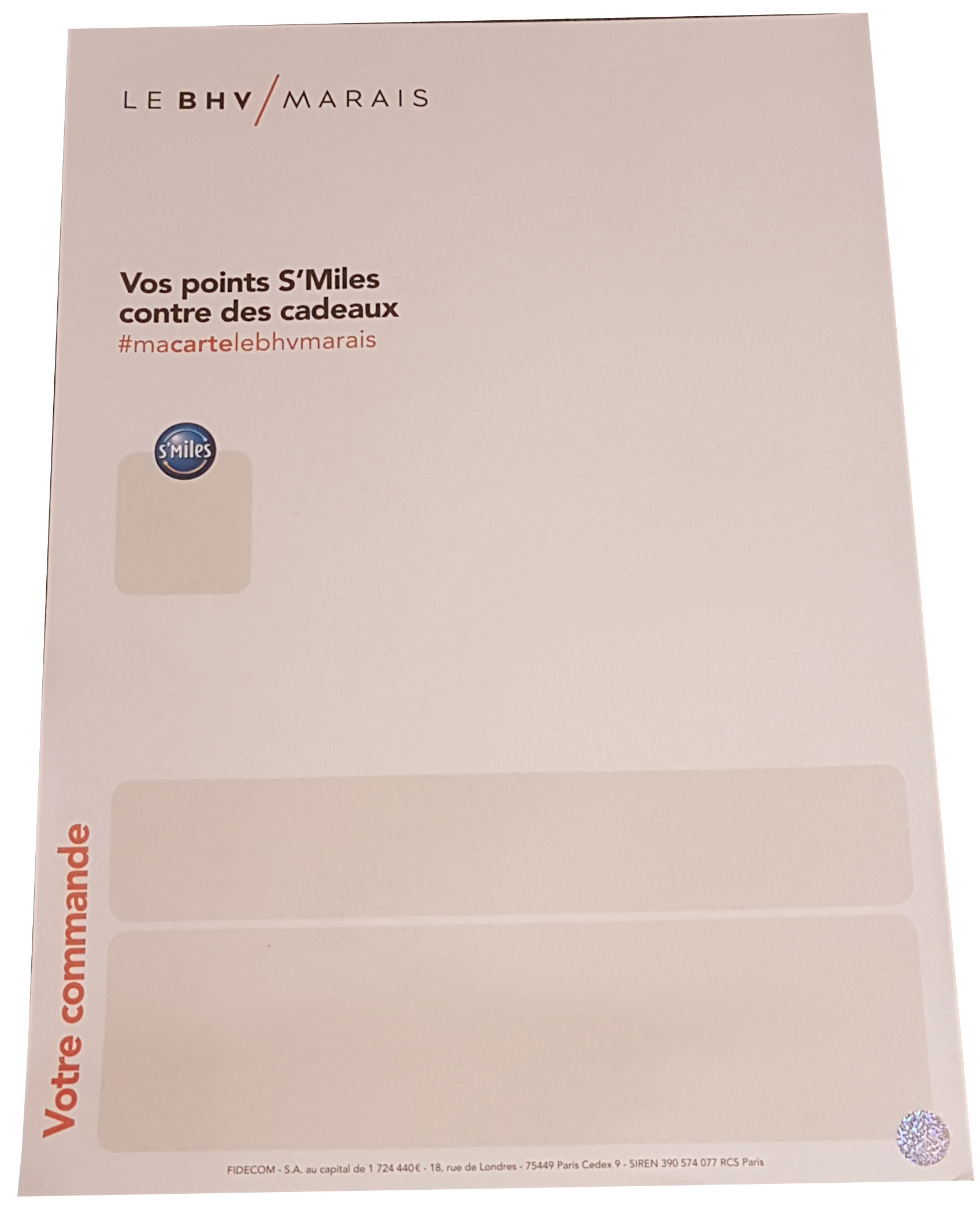 Dorure à chaud holographique
