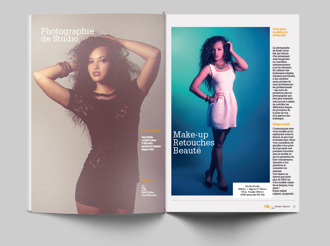 Mise en Page de Magazine