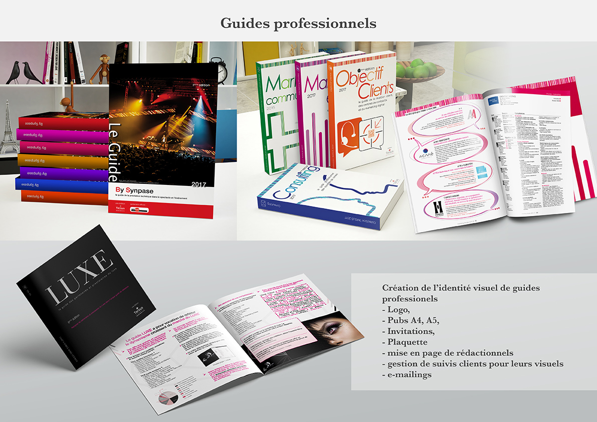 COUVERTURES ET PLAQUETTES DE GUIDES