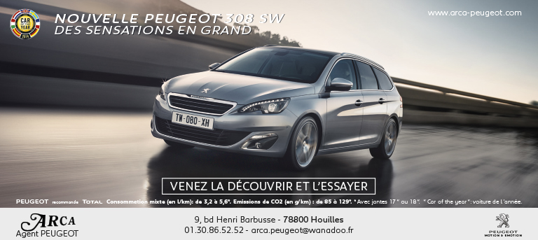publicité Peugeot - Arca/Houilles