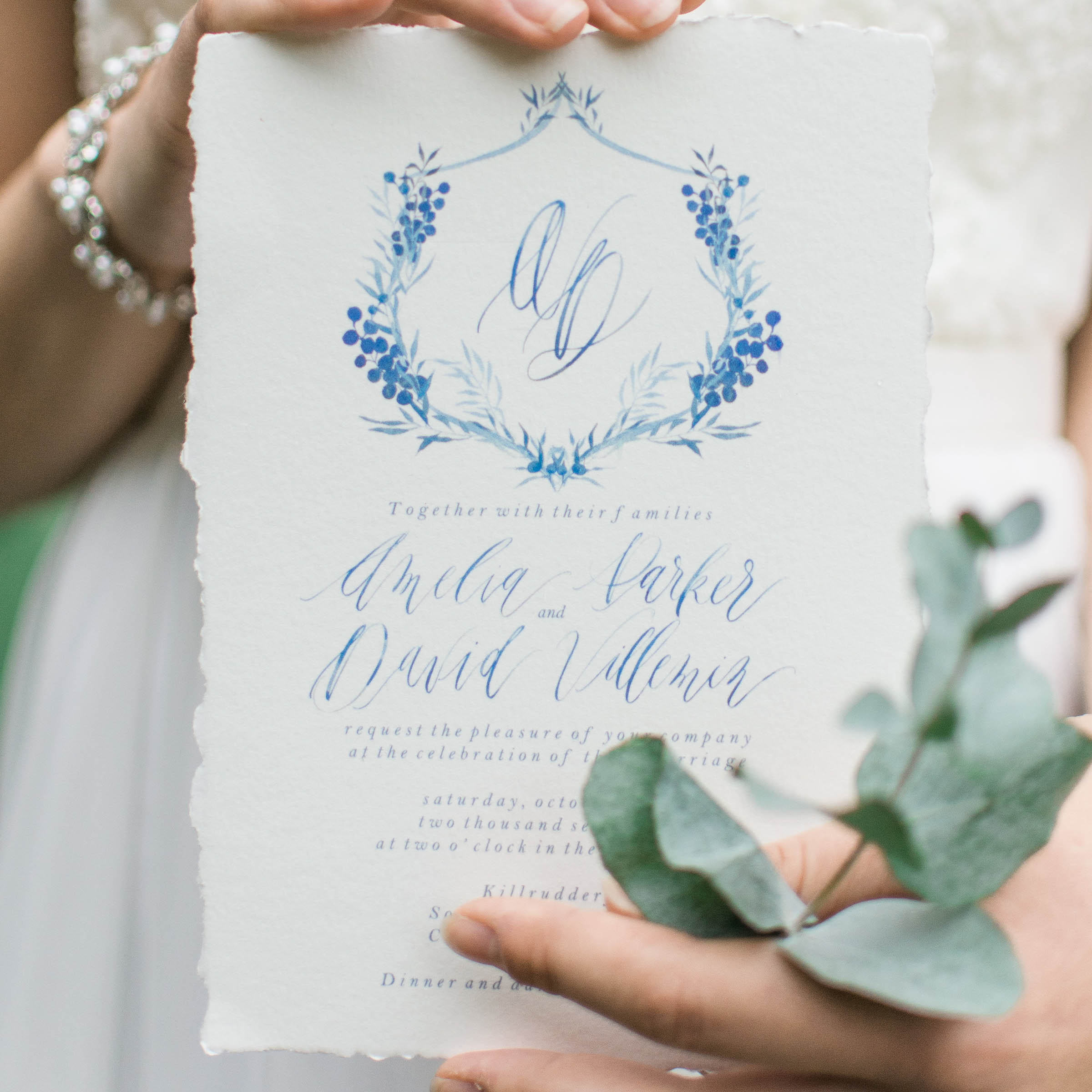 Réalisation d'un faire part de mariage