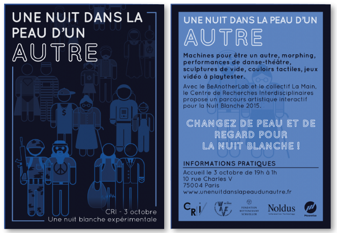 Identité visuelle de la nuit Blanche au C.R.I.