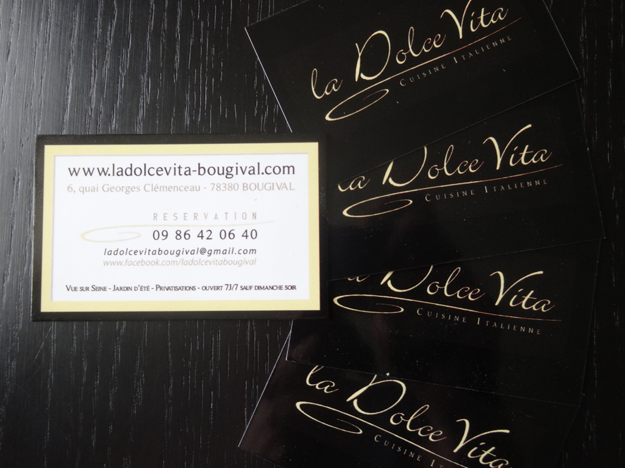 LA DOLCE VITA - Carte de visite