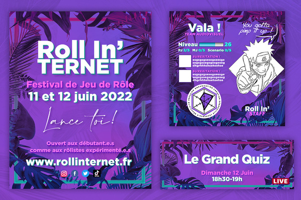 Direction artistique - Festival Roll In� Ternet