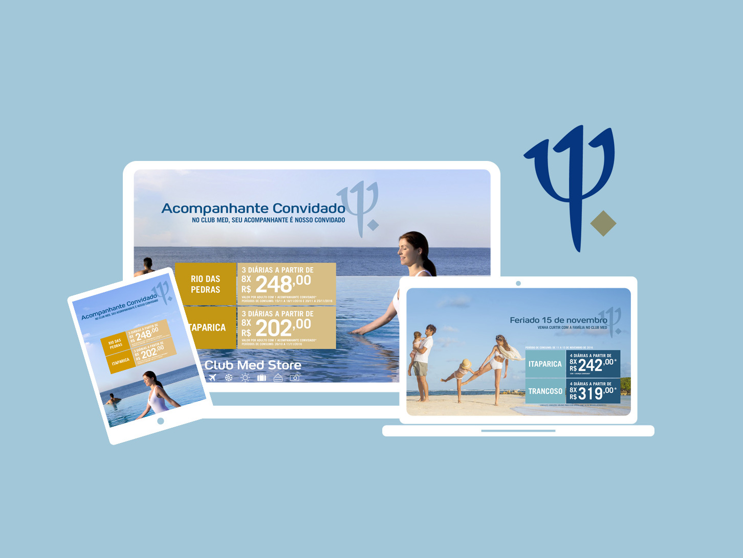 Club Med Publicité Online et réseaux soiaux