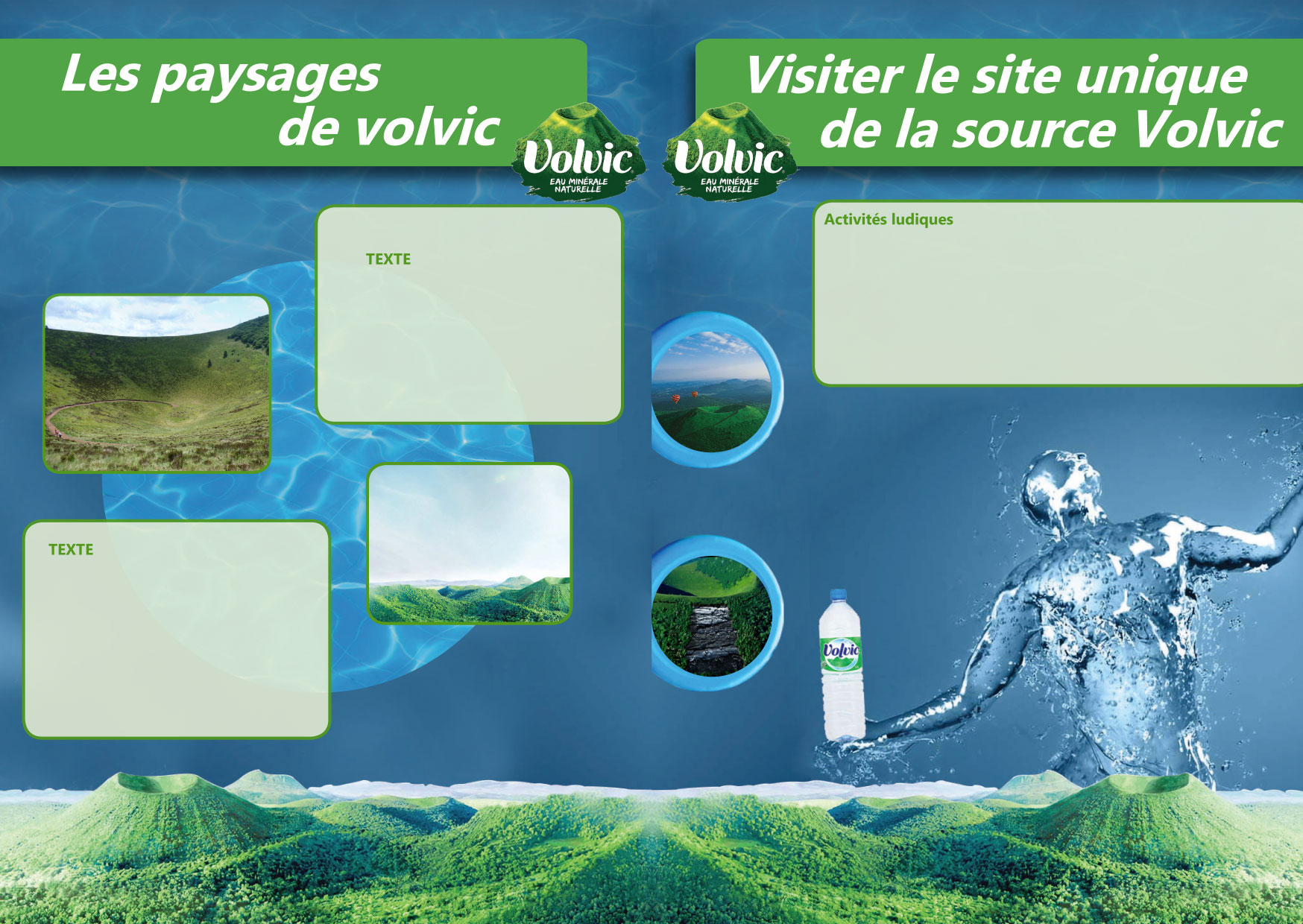 Proposition brochure Volvic 