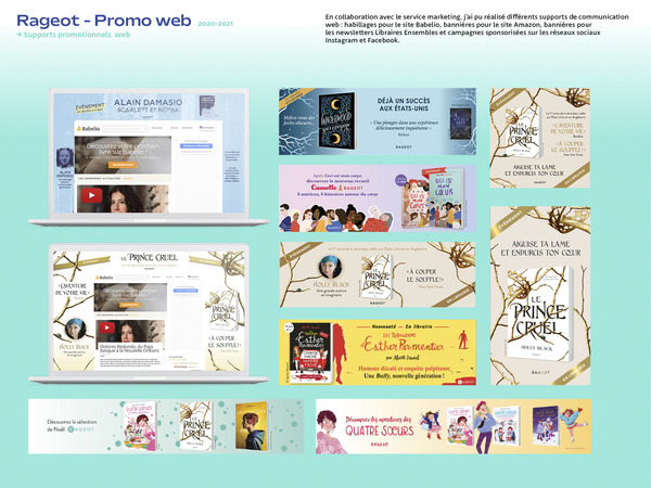 Rageot : Supports promotionnels web