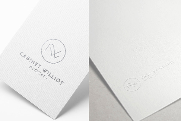 identité visuelle cabinet d'avocats Williot