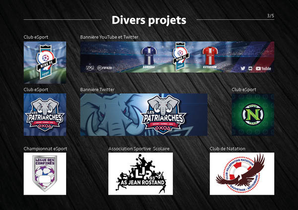 Logos sportif et Club eSport 