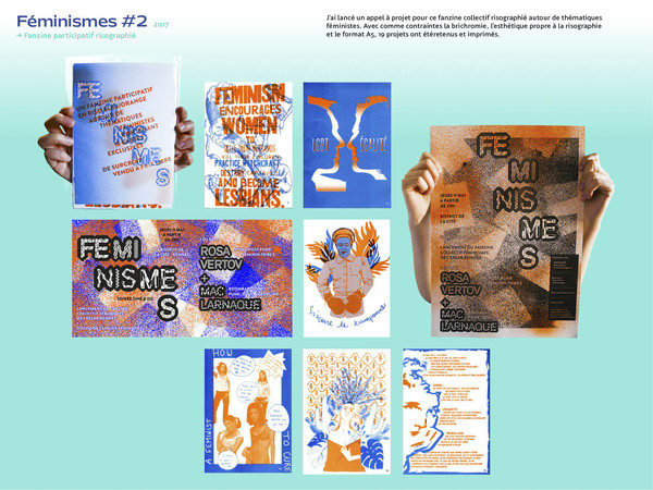 Féminismes : Fanzine participatif risographié