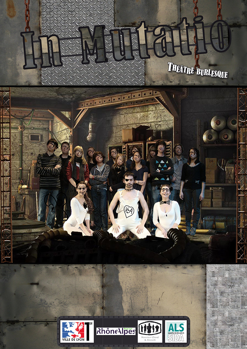Affiche théâtre burlesque 2