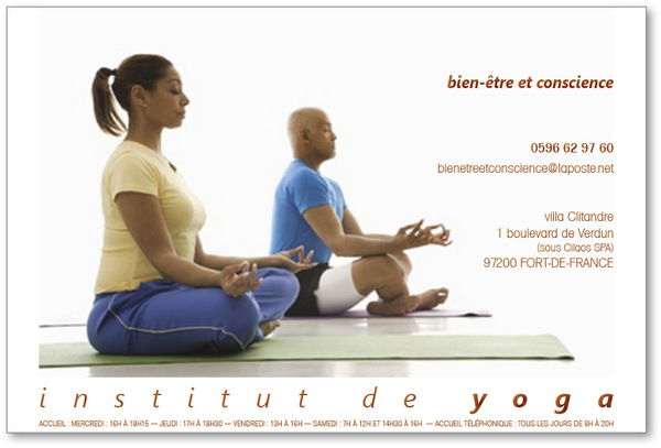 Identit visuelle de linstitut de yoga  Bien-tre et conscience