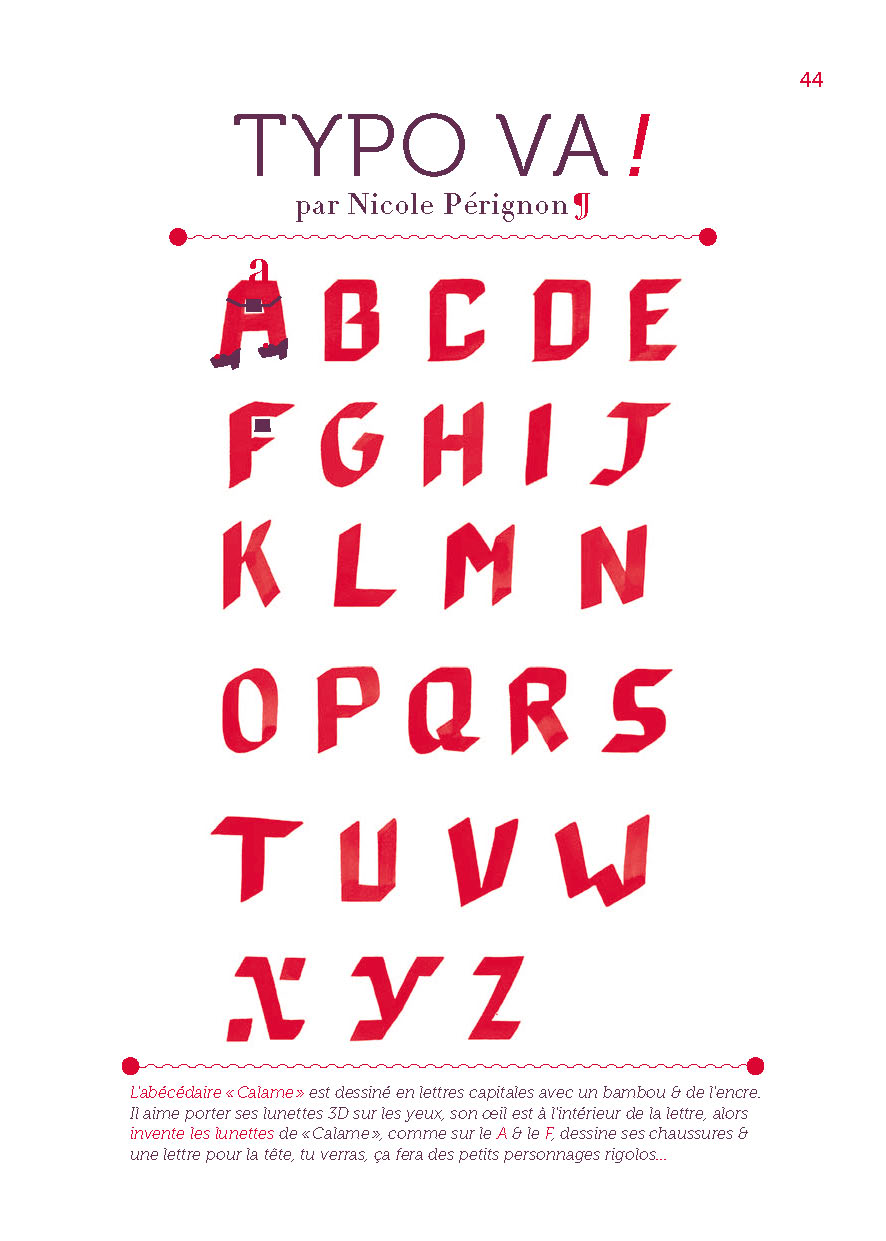 REVUE VA!  rouge TYPO