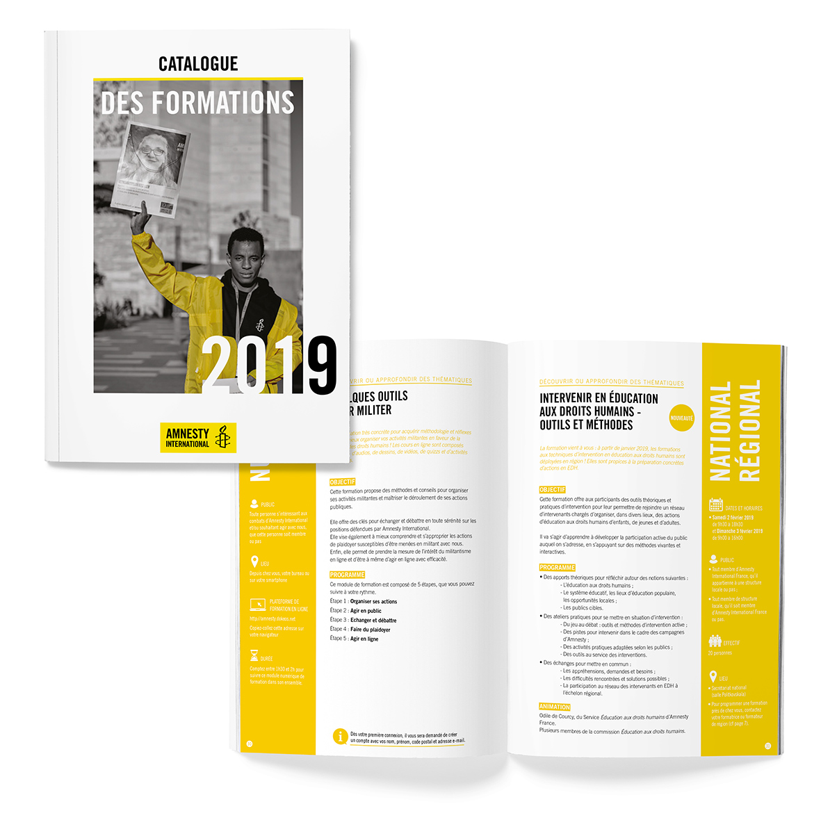 Catalogue de formation Amnesty International