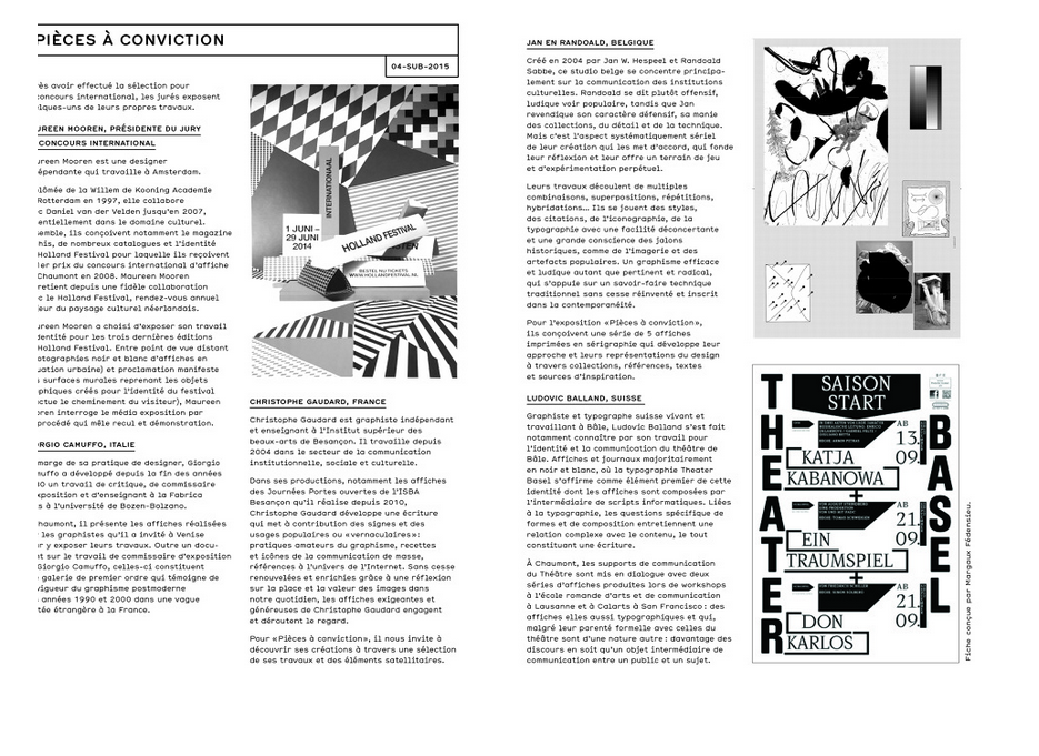 Document de médiation - Festival Internationale de l'affiche et du graphisme de