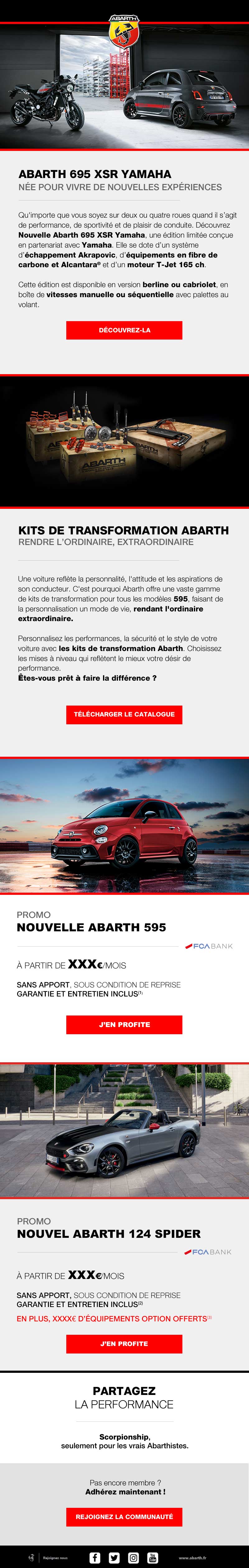 Newsletter Abarth