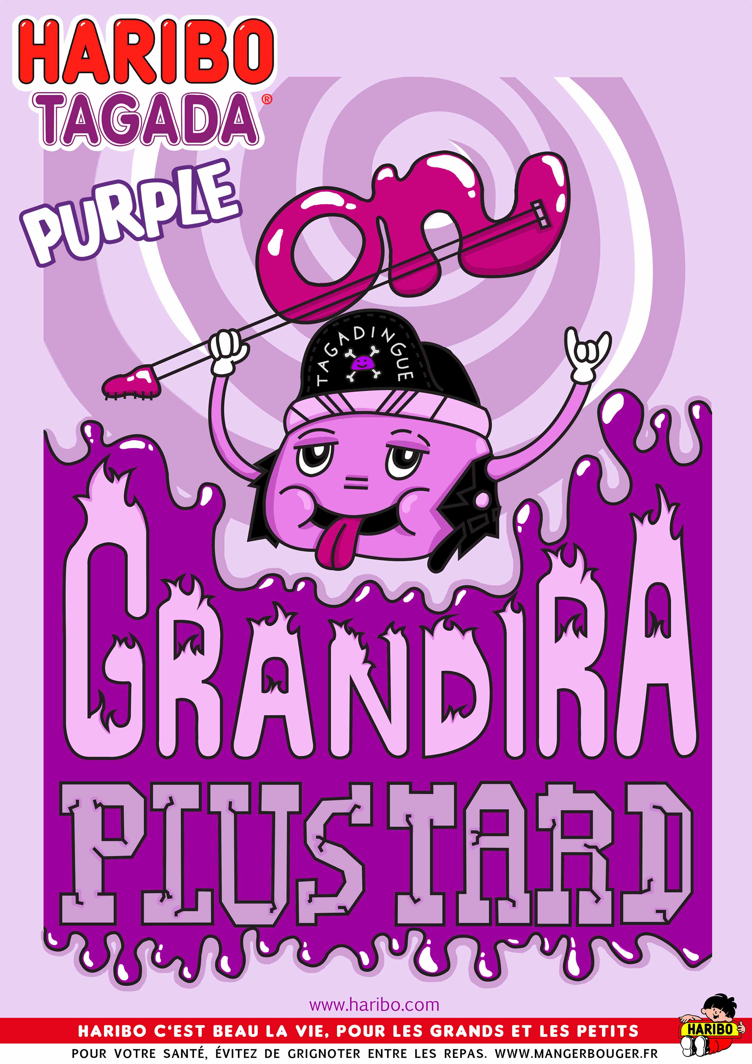 Affiche Tagada Purple