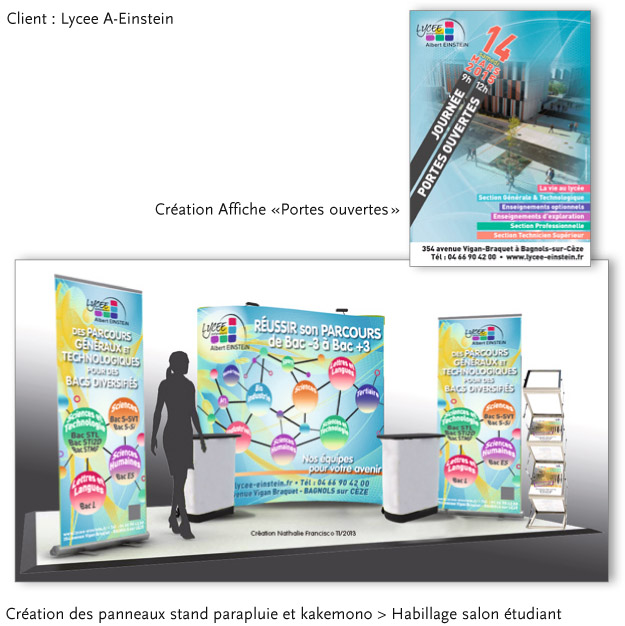 Habillage stand / Kakémono et Stand parapluie